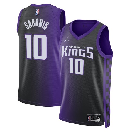 Camiseta Hombre Sacramento Kings Domantas Sabonis 2023-24 Jordan Statement Edition Violeta Swingman